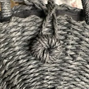 Primark Bags Circle Black Straw Bag Poshmark